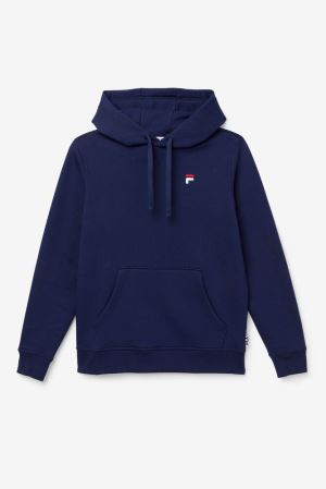 FILA Godfrey Hoodies Navy,Womens Clothing | CA.ZGUCXY341